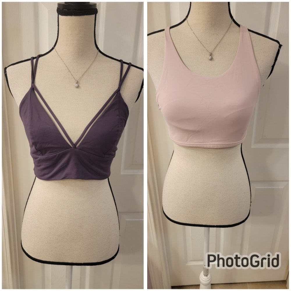 2 Lululemon sports bras size 10